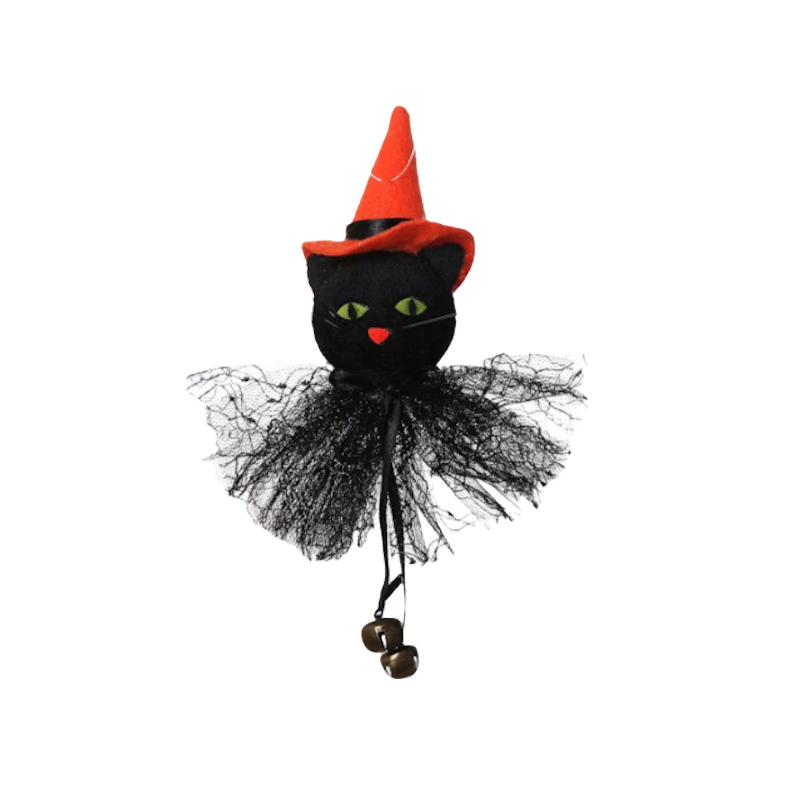 Spooky Black Cat